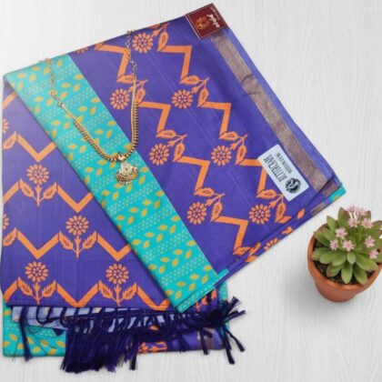 Ikat Fusion Vittercase Saree (Multi-Color Patola Style)